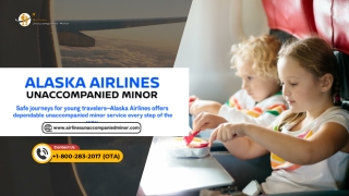 Can a minor fly alone on Alaska Airlines?