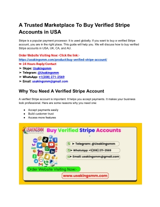 a trusted marketplace to buy verified stripe