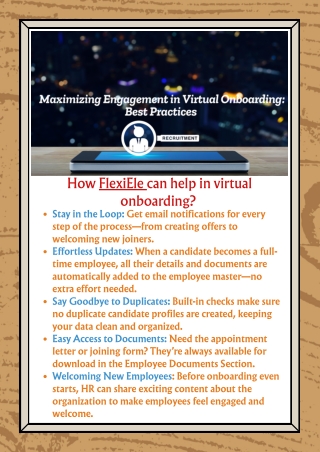 Maximizing Engagement in Virtual Onboarding: Best Practices