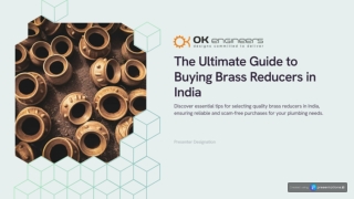 Guide to Buying Brass Reducers in India