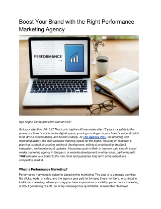 _Boost Your Brand with the Right Performance Marketing Agency