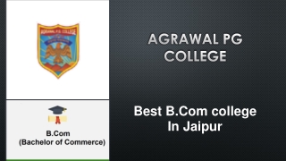 Best B.Com college In Jaipur