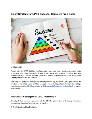 Smart Strategy for UPSC Success_ Complete Prep Guide