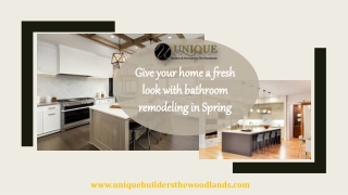 give your home a fresh look with bathroom