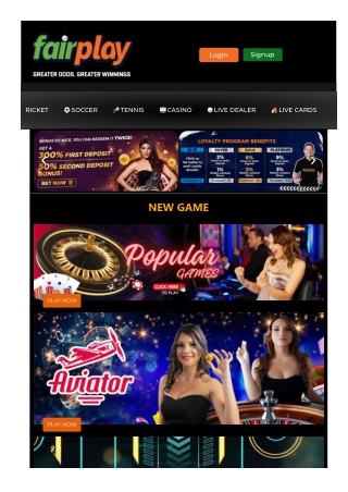 Welcome Back to Fairplay Login — Sign In to Continue Your Seamless Experience