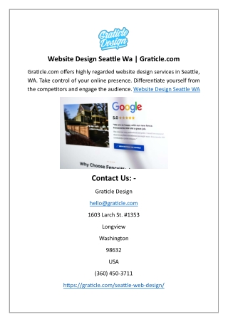 Website Design Seattle Wa Graticle.com