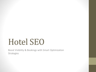 Hotel SEO