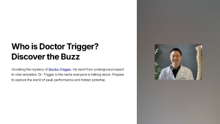 who is doctor trigger discover the buzz