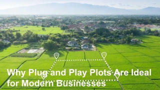 Why Plug and Play Plots Are Ideal for Modern Businesses
