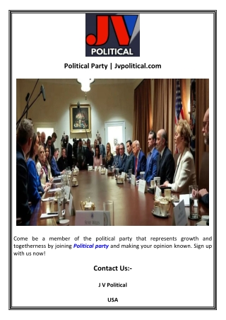 Political Party  Jvpolitical.com
