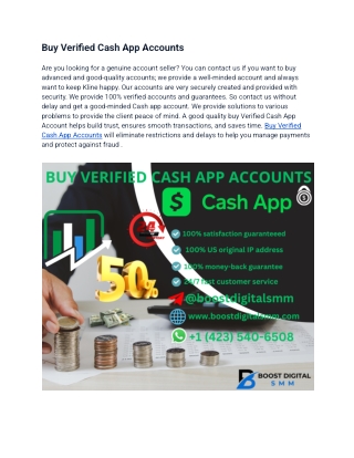 buy verified cash app accounts
