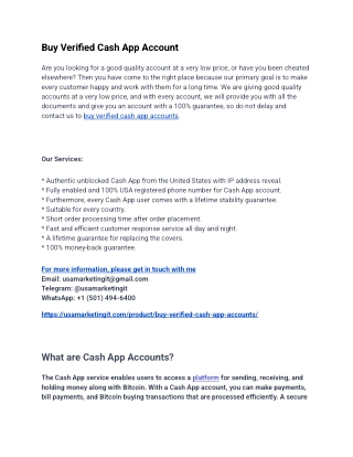 Buy Verified Cash App Accounts with No ID or Phone Needed