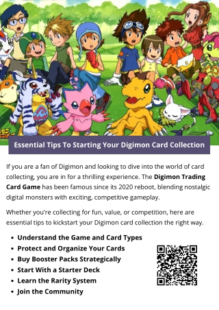 essential tips to starting your digimon card