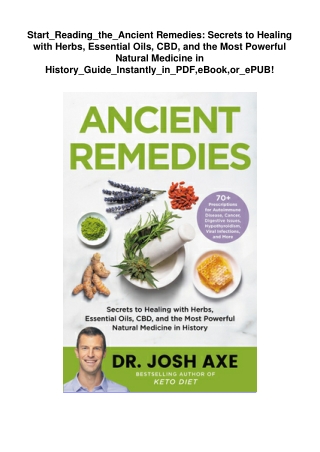 Start_Reading_the_Ancient Remedies: Secrets to Healing with Herbs, Essential