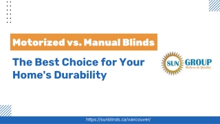 Motorized VS Manual Blinds