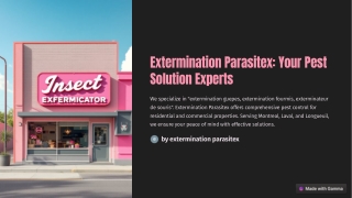 extermination parasitex your pest solution experts
