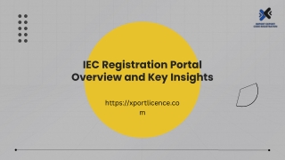 iec registration portal overview and key insights