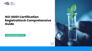 iso 14001 certification registrationa