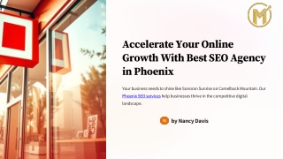 Accelerate Your Online Growth With Best SEO Agency in Phoenix