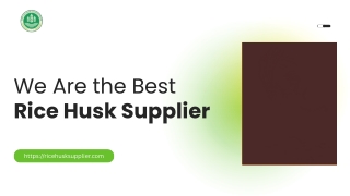 Rice Husk Supplier