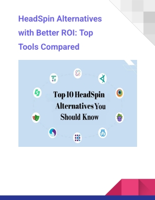 HeadSpin Alternatives That Deliver: Top 10 Picks