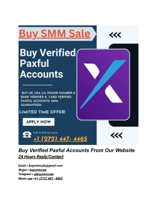 Buy Verified Paxful Accounts From Our Website