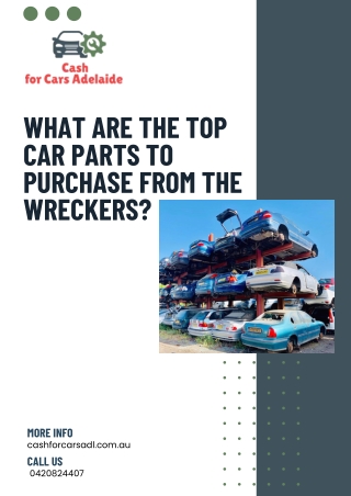 What Are The Top Car Parts to Purchase From The Wreckers