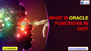 what is oracle functions in oci