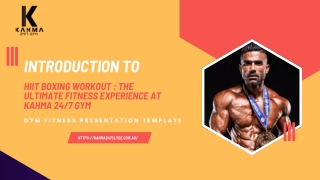 HIIT Boxing workout : the ultimate fitness experience at kahma 24/7 gym