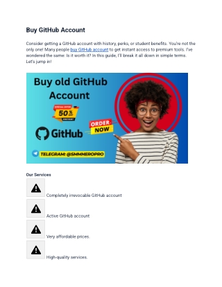 buy github account