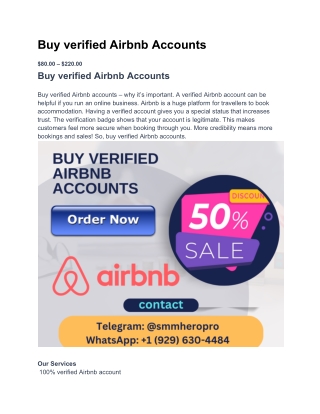 buy verified airbnb accounts