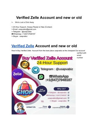 70k Best Sites To Verified Zelle Account In 2025,2026