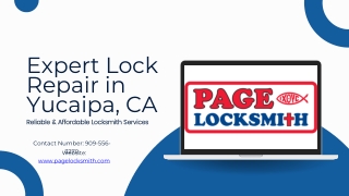 Lock Repair Yucaipa CA