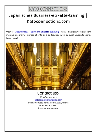 Japanisches Business-etikette-training | Katoconnections.com