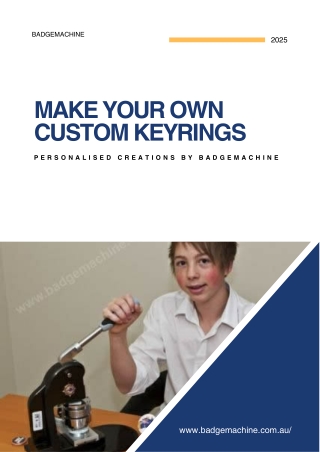 Make Your Own Custom Keyrings - DIY Keyring Kits