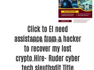 click to ei need assistance from a hacker