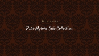 Buy Online Mysore Silk Sarees Hubli India