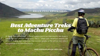 Best Adventure Treks to Machu Picchu