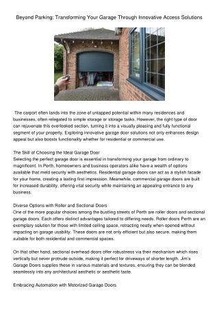 beyond parking transforming your garage through