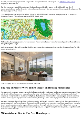 7 Best Demographic Trends Shaping Real Estate by 2025