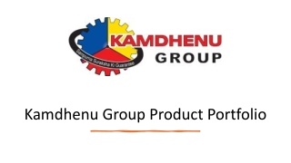 Kamdhenu Group Product Portfolio​ | Steel & Construction Solutions