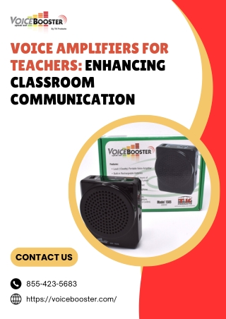 Voice Amplifiers for Teachers: Enhancing Classroom Communication