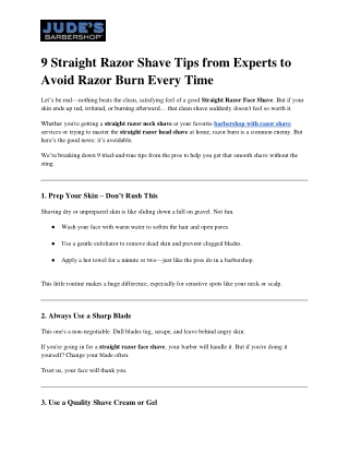 9 straight razor shave tips from experts to avoid
