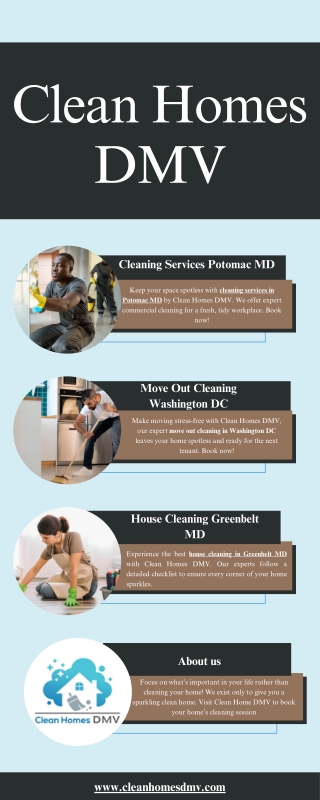 Cleaning Services Potomac MD