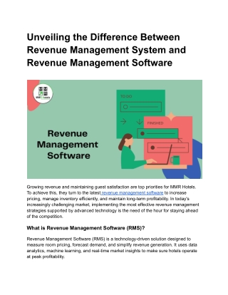 Revenue Management Software