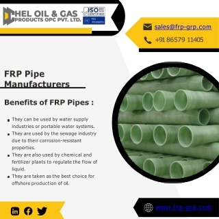 FRP Pipe | FRP Sheet | GRP Grating | GRP Pipe |D Chel Oil & Gas