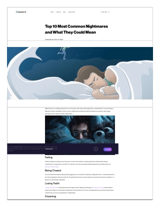 Top 10 Most Common Nightmares and What They Could Mean – Interpretr AI