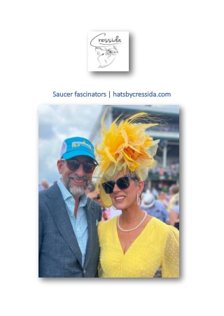 Saucer fascinators | hatsbycressida.com