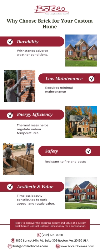 Why Choose Brick for Your Custom Home.