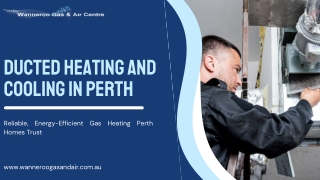 Stay Comfortable Year-Round with Ducted Heating and Cooling in Perth